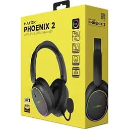 Навушники Hator Phoenix 2 Wireless Hi-Res SyncHUB connection Black (ESH40) - мініатюра 8