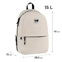 Рюкзак GoPack Education Teens 188M-1 бежевий Бежевий (GO26-188M-1) - мініатюра 2