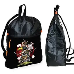 Рюкзак-мешок для обуви,спортивной формы Аниме One Piece детская сумка для сменки с расширителем (01213)