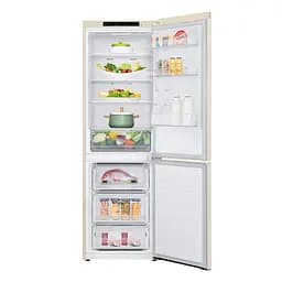 Холодильник LG 186x60х68 холодильне відділення 234 л морозильне відділення 107 л 2 двері А+ NF бежевий (GC-B459SECL) - мініатюра 2