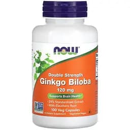 Гинкго Билоба Now Foods 120 мг 100 капсул