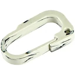 Карабін із переробленого пластика Flampic Білий/Чорний