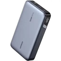 УМБ Ugreen 20000mAh 100W PD, QC, USB-A, 2xUSB-С Grey (PB720) (25188)