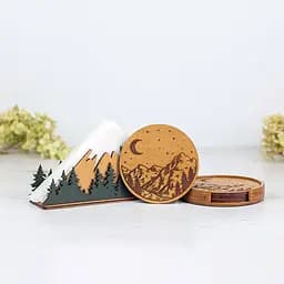 Дерев'яна серветниця VANZA FUJI Oak - мініатюра 3