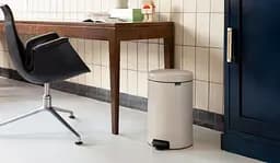 Бак для сміття Brabantia NewIcon, з педаллю, 20 л, бежевий (149948) - мініатюра 6
