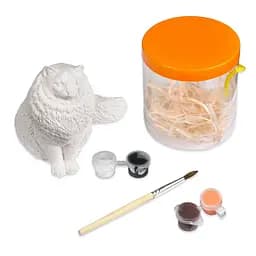 Дитячий набір для творчості розмальовка гіпсової фігурки "Котик" Strateg 30943