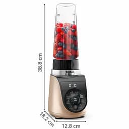 Tefal Блендер стаційний Blend UP, 1000Вт, чаша-700мл, тритан, чорно-золотистий - мініатюра 3