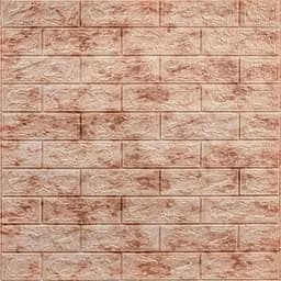 Декоративна 3D панель Sticker Wall самоклейка 700x770x5мм Мармур червоний цегла 063 SW-00000035