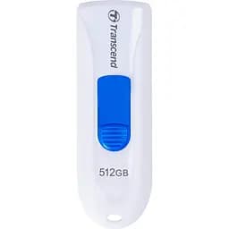 USB флеш накопичувач Transcend 512GB JetFlash 790 White USB 3.1 (TS512GJF790W) - мініатюра 2