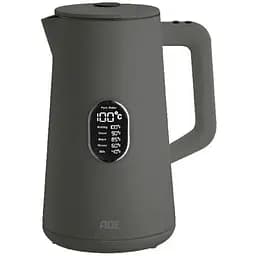 Електрочайник ADE з регулюванням температури сірий (KG2100-3)