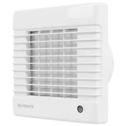 Вентилятор вытяжной бытовой Vents 100 МА с жалюзями белого цвета