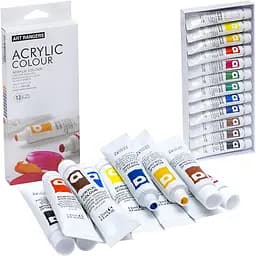 Краски 12мол "Art Ranger" 12 цветов "Acrylie" EA1212-3