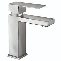 Змішувач для умивальника Mixxus KUB-001-Heavy MI6347 Нержавіюча сталь