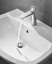 Змішувач для умивальника Grohe Bau Loop 23762000 Хром - мініатюра 2