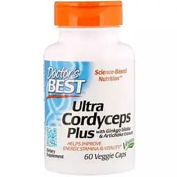 Ультра кордицепс плюс Doctor's Best Ultra Cordyceps Plus 60 рослинних капсул