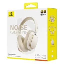 Накладні бездротові навушники Baseus Bowie H1s Noise-Cancellation (A00075301) Stellar White - мініатюра 4