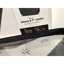 Оригінальний протиударний чохол Spigen Ultra Hybrid для iPhone 13 Pro Max (6.7") Matte Black (ACS03205) - мініатюра 3