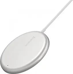 Бездротовий зарядний пристрій Baseus Simple Xiaomini Magnetic WXJK-F02 White - мініатюра 4