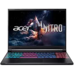 Ноутбук Ігровий Acer Nitro V 16S AI ANV16S-41-R5V7 з процесором AMD Ryzen™ 5240 pana la 5.0GHz, 16", WUXGA, IPS, 180Hz, 16GB DDR5 RAM, 1TB SSD, NVIDIA® GeFor OS, Obsidian чорний