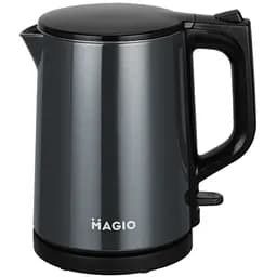 Електрочайник-термос Magio МG-503 двошаровий 1 л 1100 Вт нержавіючий корпус чорний (503МG)