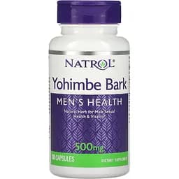 Йохимбе Natrol Men's Health Yohimbe Bark 500 мг 90 капсул