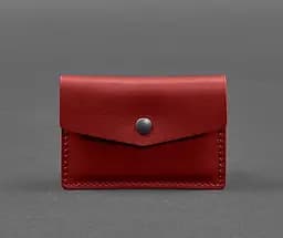 Кожаный кард-кейс 9.0 красный краст