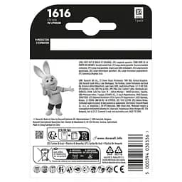 Батарейка Duracell CR 1616 спеціальна літієва типу таблетка 1616 3V, 1 шт. в упаковці (5011067) - мініатюра 3