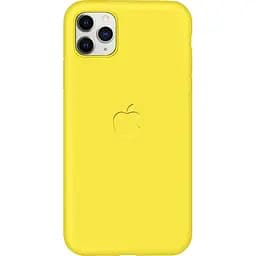 Чохол-накладка Toto Silicone Full Protection Case Apple iPhone 11 Pro Max Lemon Yellow