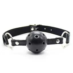 Кляп "Mouth Ball" для BDSM гри Чорний K0452-2