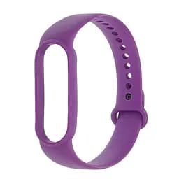 Ремінець силіконовий для Xiaomi Mi Band 5/6 колір 25 світло-фіолетовий