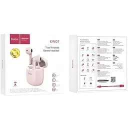 Навушники bluetooth Hoco Leader true wireless BT headset EW07 білі - мініатюра 3