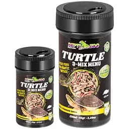 Корм із часником для водних черепах Repti-Zoo Turtle 3-Mix Menu 250мл - мініатюра 5