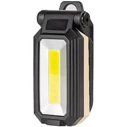 Компактный рабочий фонарь W560 аккумуляторный с USB зарядкой магнитным креплением и крюком