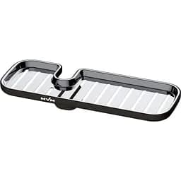 Полка на душевую штангу и смеситель МВМ My Home BP-23 с фиксатором черная (BP-23 BLACK)