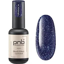 Гель-лак PNB світловідбиваючий Shock Effect PNB 04 Ultramarine 8  мл UV/LED