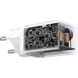 Мережевий зарядний пристрій Baseus GaN5 Pro 40W 2xUSB-C White (CCGP180102) [113781] - мініатюра 5
