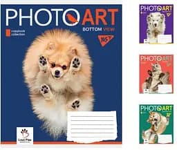 Тетради ученические 18 листов клетка. YES Photoart, 25 шт. в упаковке