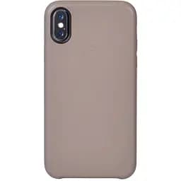 Чехол-накладка Toto Leather Case Apple iPhone X/XS Light Brown