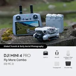 Квадрокоптер DJI Mini 4 Pro Fly More Combo with RC-2 Remote Controller (CP.MA.00000735.01) [96626] - мініатюра 12