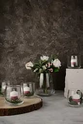 Ваза Trend Glass Runa, скло, 9 см, прозора (38431) - мініатюра 2