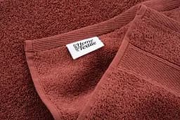 Рушник махровий Ardesto SuperSoft 50х90 см 100% бавовна теракотовий (ART2250RT)  - мініатюра 6
