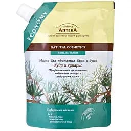 Масло для принятия ванн и душа Зеленая аптека Кедр и кипарис, 200 мл