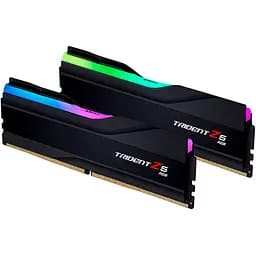 Модуль пам'яті DDR5 G.Skill Trident Z5 RGB 2x32GB 6400MHz Black (F5-6400J3239G32GX2-TZ5RK) [102614]