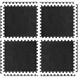 Мат-пазл York Fitness Floor Guard 1.2 см 4 части черный