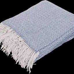 Плед вовняний Love You М5 140x200 см блакитний 4494-1