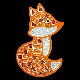 Дитячий набір для творчості кришталева мозаїка Лис Mosaaro МА7002 - мініатюра 2