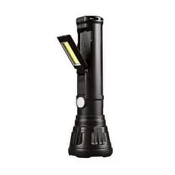 Ліхтар переносний Voltronic PT-8182, Zoom, 3+1 режими, 1+COB, вбудований акумулятор, USB кабель - мініатюра 2