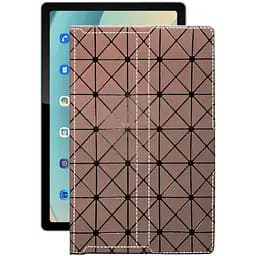 Чехол StatusCASE из экокожи для планшета Blackview Tab 11 Коричневый ромб