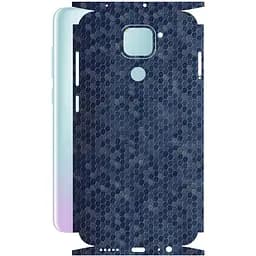 Захисна плівка StatusSKIN для Xiaomi Redmi Note 9 Корпус Вініл Соти сині