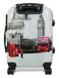 Валіза Малий (S) Полікарбонат під Ручну поклажу Worldline Airtex 809 London 44 л 54x35x23 см Різнобарвний - мініатюра 4